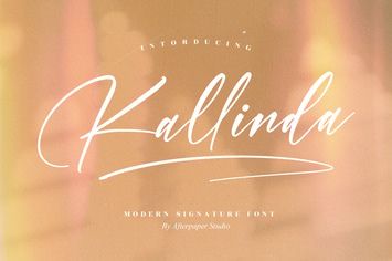 Kallinda Modern Signature Font