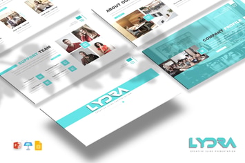 Lydra - Creative PPTX / GSlides / Key