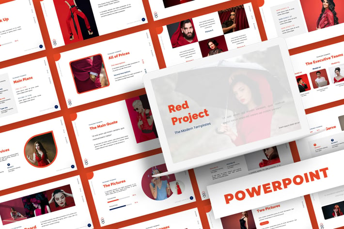 Red Project - Powerpoint Template