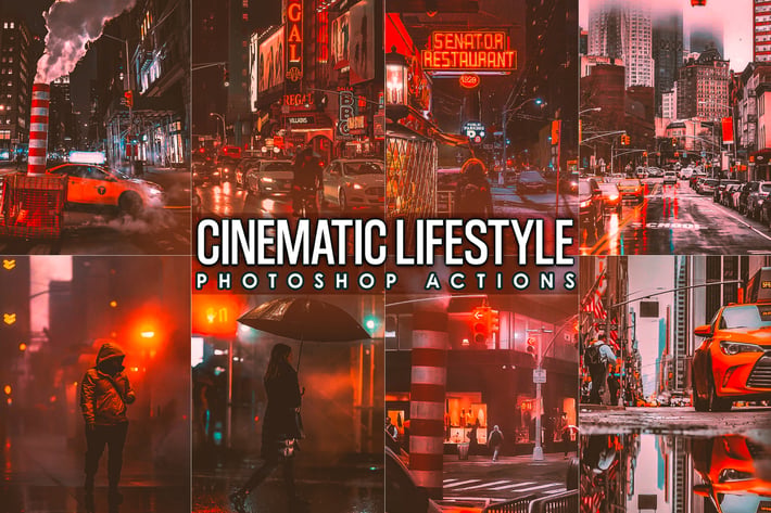 Cinematic Urban Street Photoshopo Actions 