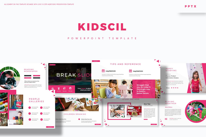 Kidscil - Powerpoint Template