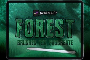 Dans Forest Brush For Procreate 