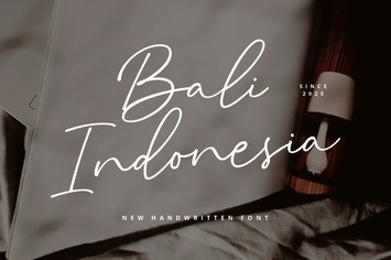 Bali Indonesia Font