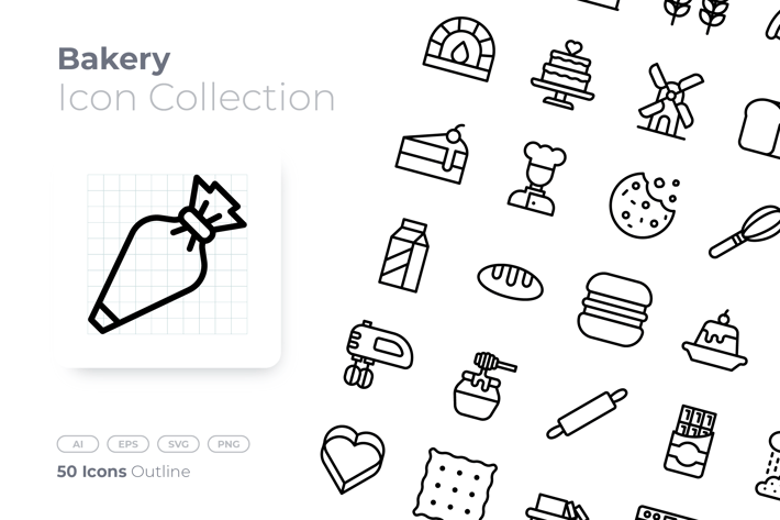 Bakery Outline Icon