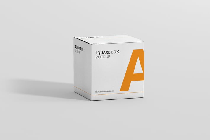 Package Box Mock-Up - Square