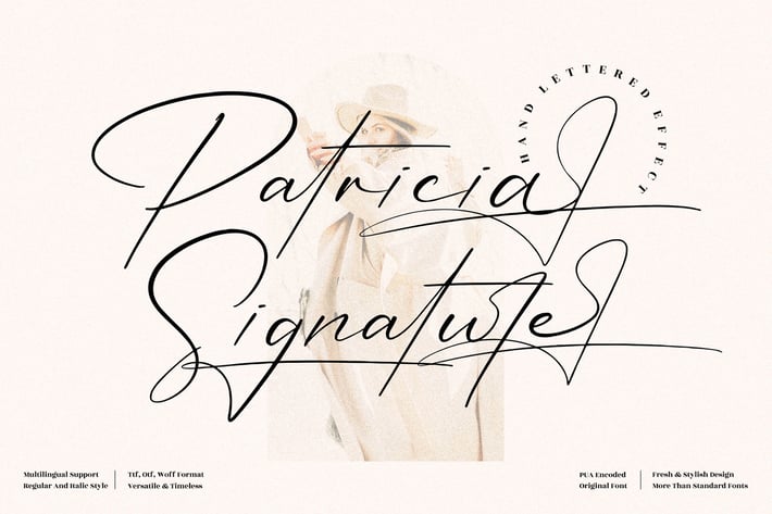 Patricia Signature Font