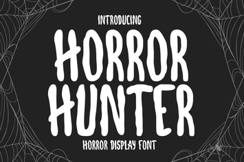 Horror Hunter - Handwritten Display Font
