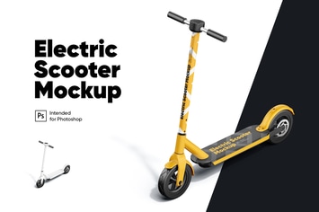 Electric Scooter Mockup