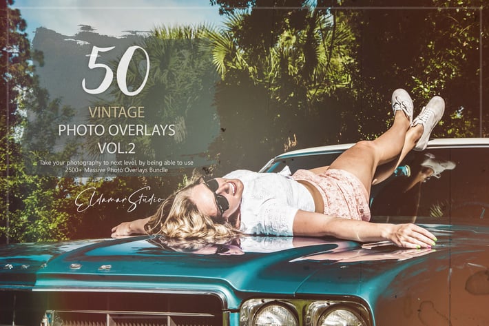 50 Vintage Photo Overlays - Vol. 2