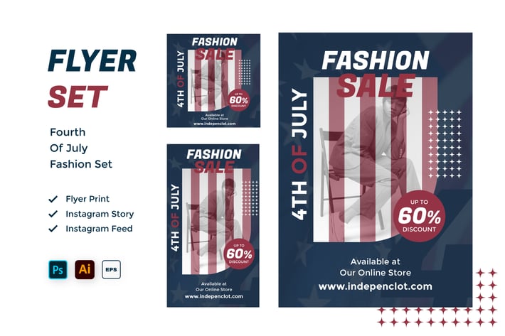 4th of July Flyer Set | Co