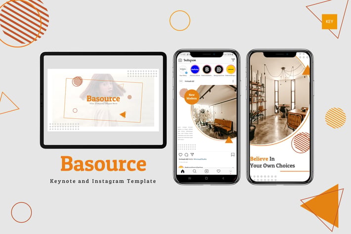 Basource - Keynote & Instagram Template