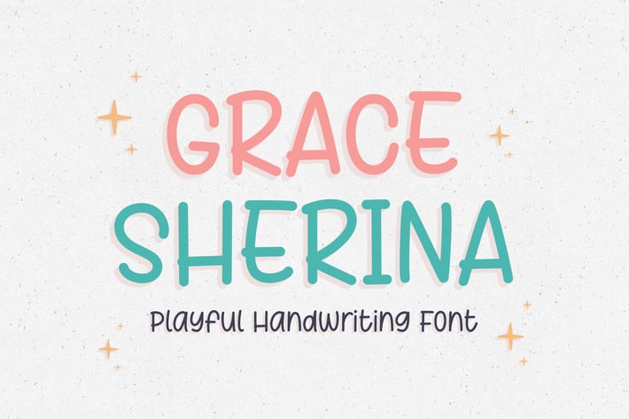 Grace Sherina - Fun Handwritten Font