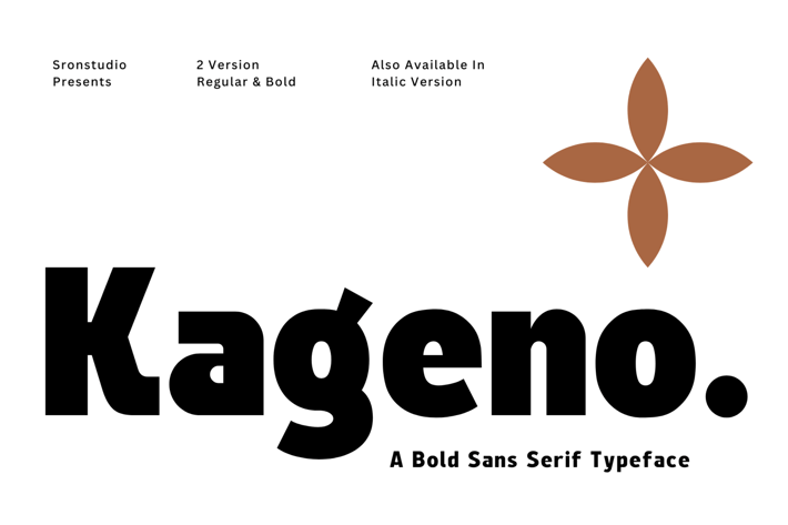 Kageno - Sans Serif Font