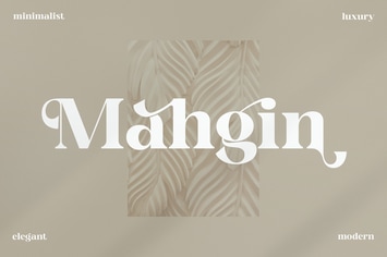 Mahgin Display Font