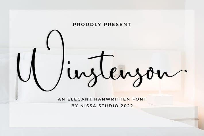 Winstenson - Wedding Font
