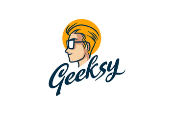 Geeksy - Geek and Nerd Boy Mascot Logo