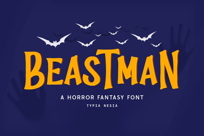 Beastman - Fantasy Horror Font