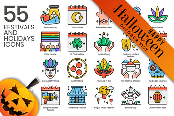 Halloween and Holidays Icons