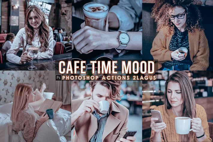 Cafe Time Photoshop Actions