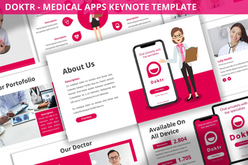 Doktr - Medical Apps Keynote Template