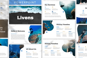 LIvens - Beach Resort Powerpoint Template