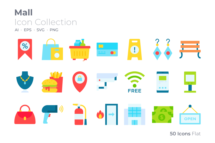 Mall Color Icon