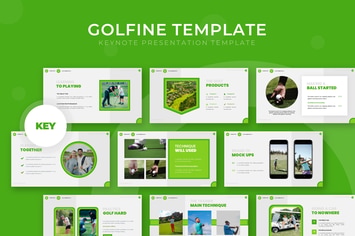 Golfine - Keynote Template