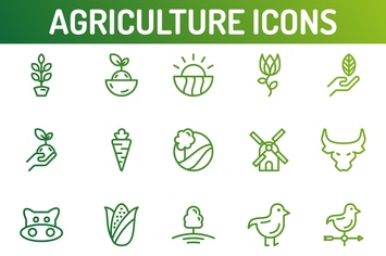 Agriculture and Nature Icons