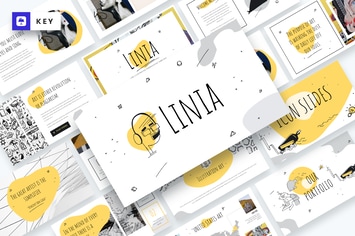 LINIA - Line Illustration Keynote Template