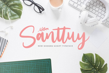 Santuy - Handwritten Font