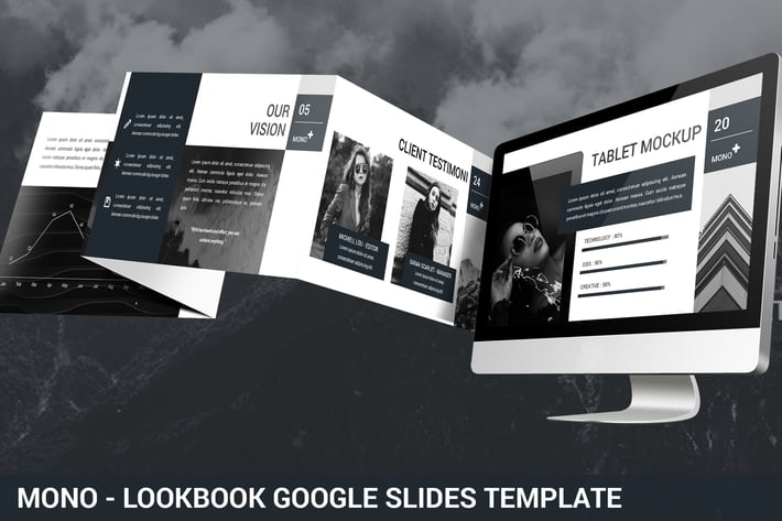 Mono - Lookbook Google Slides Template