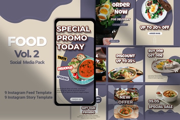 FOOD Vol.2 Instagram Template