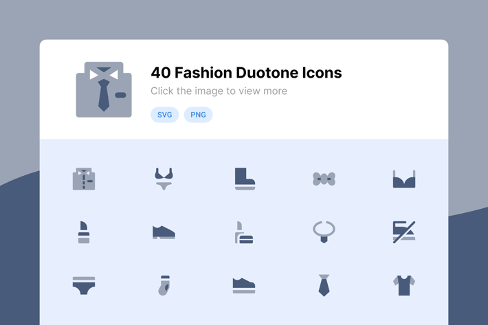 Fashion Duotone Icons