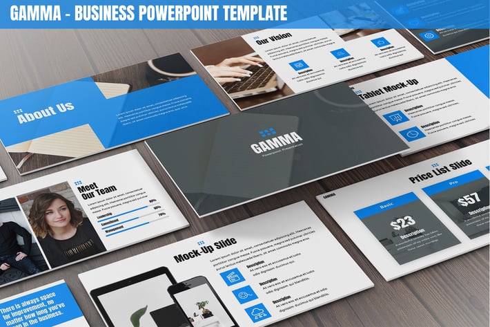 Gamma - Business Powerpoint Template