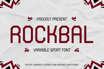 Rockbal - Variable Sport Font