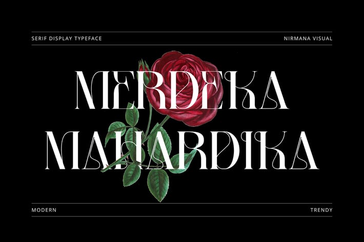 Merdeka Mahardika - Logo Font