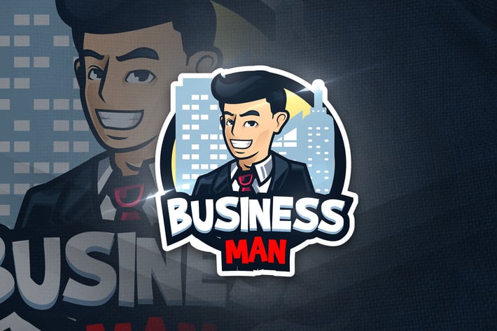 Business Man - Mascot & Esport Logo
