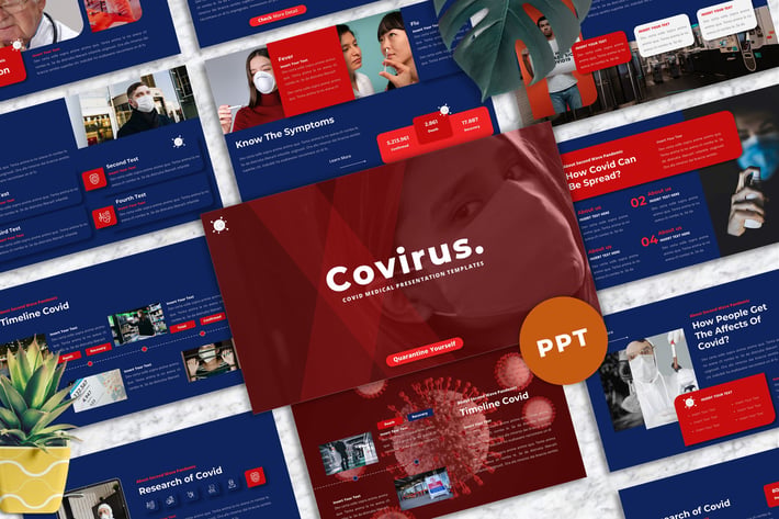 Covirus - Covid Medical  Powerpoint Template