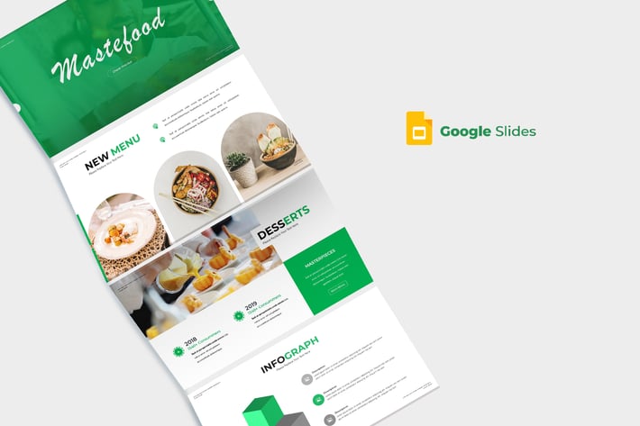 Mastefood - Google Slides Template