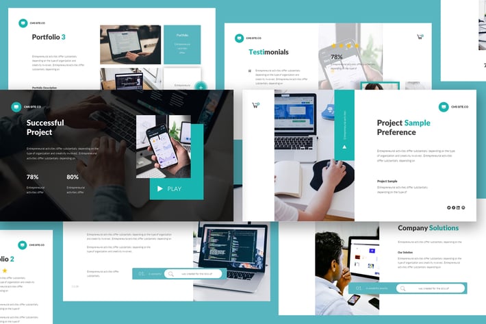 CMS Website Design And Proposal Keynote