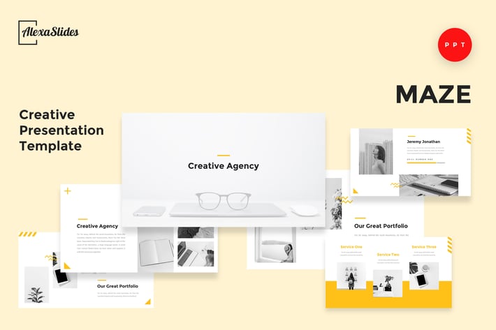 Maze - Creative Powerpoint Presentation Template