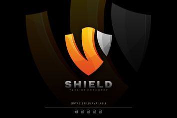 Shield Gradient Logo