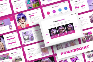 Purple Beautiful - Powerpoint Template
