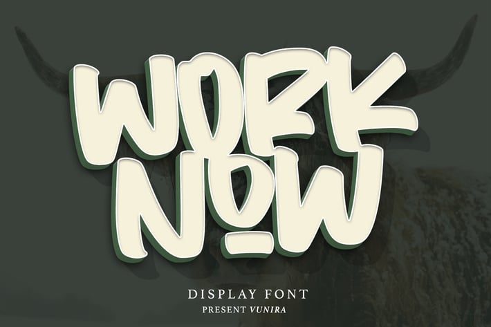  Worknow | Display Font