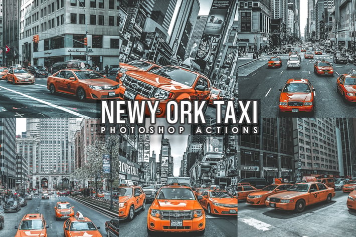 Street Taxi New York  Actions 