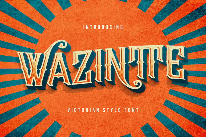 Wazintte - Victorian Style Font