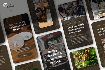 Decaf - Coffee Business Instagram Keynote