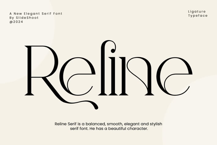 Reline Serif Font