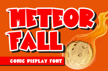 Meteor Fall - Comic Display Font