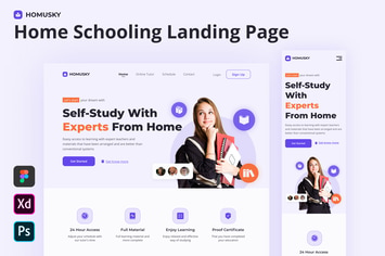 Homysky - Homescholling Website Homepage